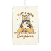 Just a Girl Who Brings Books Everywhere  カーエアーフレッシュナー (裏面)