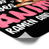 Just A Girl Who Loves Anime Ramen And Sketching, J ポスター (角)