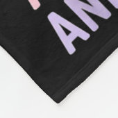 Just A Girl Who Loves Anime Ramen And Sketching Ma フリースブランケット (角)