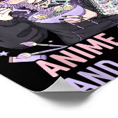 Just A Girl Who Loves Anime Ramen And Sketching Ma ポスター (角)