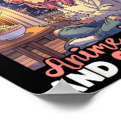 Just A Girl Who Loves Anime Ramen And Sketching Ma ポスター (角)