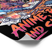 Just A Girl Who Loves Anime Ramen And Sketching Ma ポスター (角)