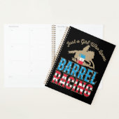 Just a Girl Who Loves Barrel Racing プランナー手帳 (ディスプレー)