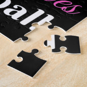 Just A Girl Who Loves Basketball ジグソーパズル (側面)