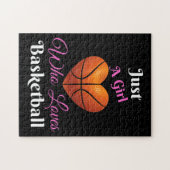 Just A Girl Who Loves Basketball ジグソーパズル (横)