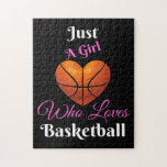 Just A Girl Who Loves Basketball ジグソーパズル<br><div class="desc">Just A Girl Who Loves Basketball</div>