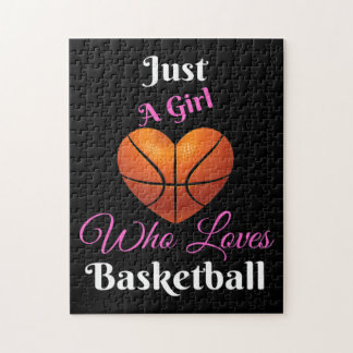 Just A Girl Who Loves Basketball ジグソーパズル