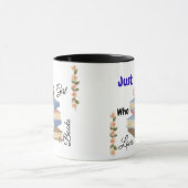 Just a Girl Who Loves Books Coffee Mug マグカップ (中央)