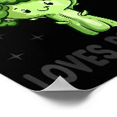 Just A Girl Who Loves Broccoli Funny Broccoli Love ポスター (角)