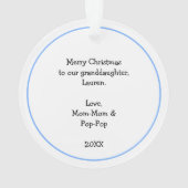 Just a girl who loves butterflies  オーナメント (裏面)