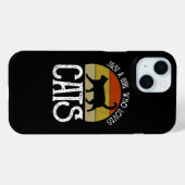 Just A Girl Who Loves Cats Case-Mate iPhoneケース (裏面 (横))