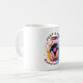 Just a Girl Who Loves Christian Music Mug コーヒーマグカップ (正面左)