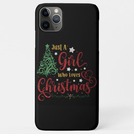 Just A Girl Who Loves Christmas Case-Mate iPhoneケース (裏面)