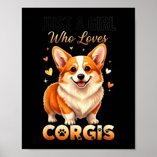Just A Girl Who Loves Corgis  ポスター (正面)
