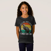 Just A Girl Who Loves Cornish Rex Cats Tシャツ (正面フル)