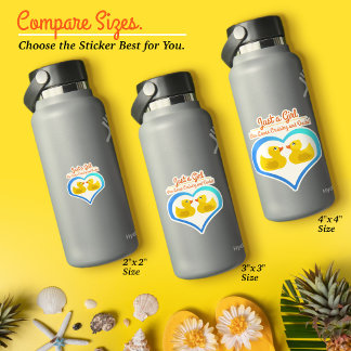 Just a Girl Who Loves Cruising and Ducks–Vacation シール