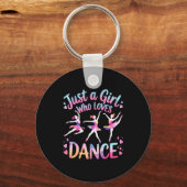 Just A Girl Who Loves Dance  キーホルダー (正面)