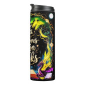 Just A Girl Who Loves Dragon Books  タンブラー (回転右)