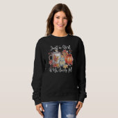 Just a girl who loves fall sweatshirt スウェットシャツ (正面フル)