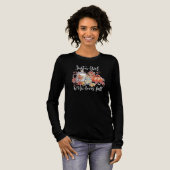 Just a girl who loves fall sweatshirt トライブレンドTシャツ (正面全体)