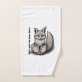 Just a girl who loves foxes バスタオルセット (ハンドタオル)