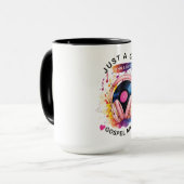 Just a girl who loves Gospel Music Mug マグカップ (正面左)