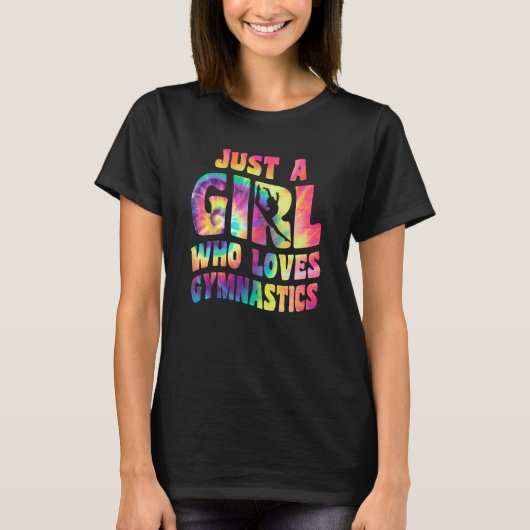 Just A Girl Who Loves Gymnastics Apparel Gymnast G Tシャツ (正面)