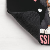 Just A Girl Who Loves Her Aussiedoodle Aussie Dood マウスパッド (コーナー)