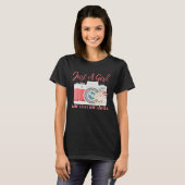 Just A Girl Who Loves Her Camera Photographer Fun Tシャツ (正面フル)
