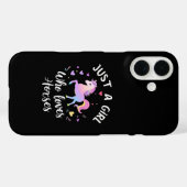 Just A Girl Who Loves Horses Case-Mate iPhoneケース (裏面 (横))