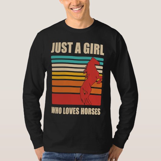 Just a Girl Who Loves Horses, Horse Tシャツ (正面)