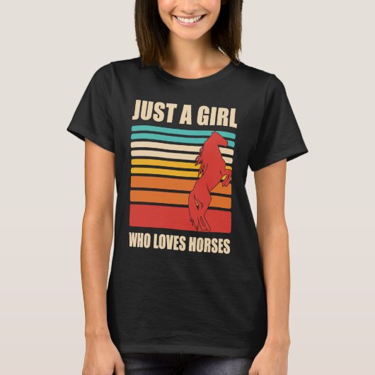 Just a Girl Who Loves Horses, Horse Tシャツ (正面)