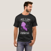 Just A Girl Who Loves Jellyfishes  Jellyfishes Tシャツ (正面フル)