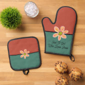 Just A Girl Who Loves Jesus 鍋つかみ&鍋敷きセット (トップダウン)