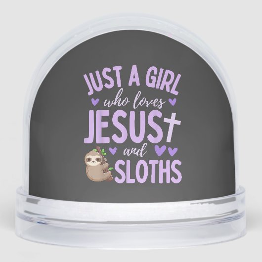 Just A Girl Who Loves Jesus and Sloths Christian C (正面)
