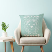 Just a Girl who Loves Koalas クッション (椅子)