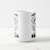 Just a Girl who Loves Koalas コーヒーマグカップ (中央)