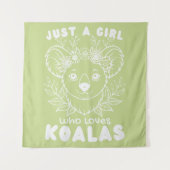 Just a Girl who Loves Koalas タペストリー (正面)