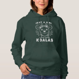 Just a Girl who Loves Koalas パーカ