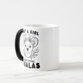 Just a Girl who Loves Koalas モーフィングマグカップ (正面左)