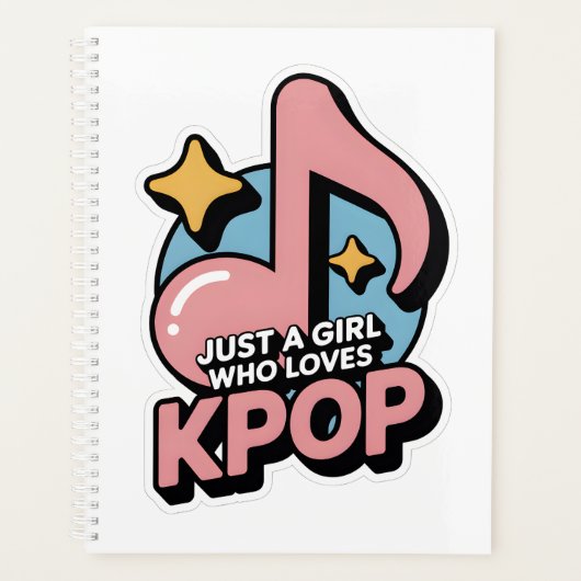Just a girl who loves kpop  プランナー手帳 (正面)