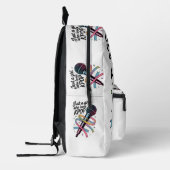 Just a girl who loves Kpop プリントバックパック (左)