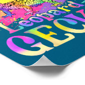 Just A Girl Who Loves Leopard Geckos  ポスター (角)