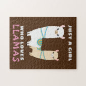 Just a Girl who loves Llamas ジグソーパズル (横)