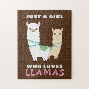 Just a Girl who loves Llamas ジグソーパズル