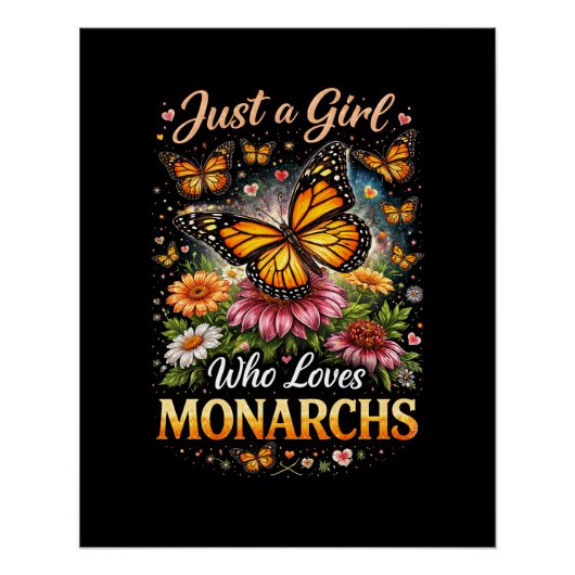Just a Girl Who Loves Monarchs ポスター (正面)