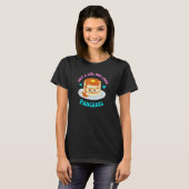 Just a Girl Who Loves Pancakes Brunch Foodie Diner Tシャツ (正面フル)
