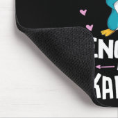 Just A Girl Who Loves Penguins And Karate Gift Wom マウスパッド (コーナー)