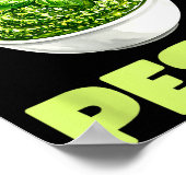 Just A Girl Who Loves Pesto Basil Pasta Italian Ad ポスター (角)