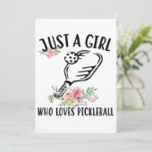 Just a girl who loves Pickleball サンキューカード (スタンド正面)